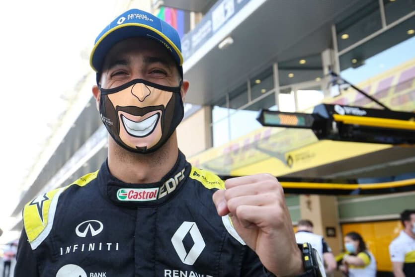 Daniel Ricciardo leva sua costumeira alegria para a McLaren em 2021(Foto: Renault)