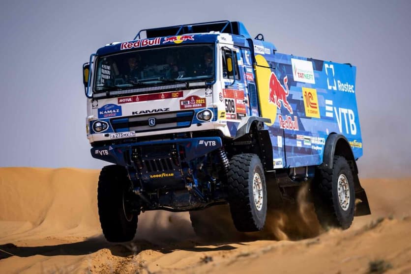 Airat Mardeev venceu a sexta etapa do Dakar entre os caminhões (Foto: Marcelo Maragni/Red Bull Content Pool)