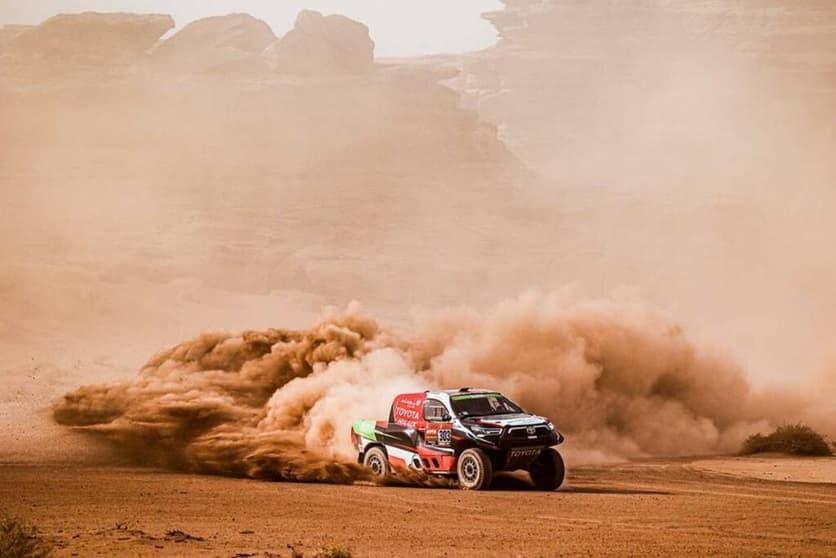 Yazeed Al-Rajhi venceu pela segunda vez no Dakar 2021 (Foto: Florent Gooden/DPPI/Dakar)