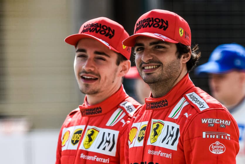 Charles Leclerc  e Carlos Sainz têm ótima relação (Foto: Scuderia Ferrari)