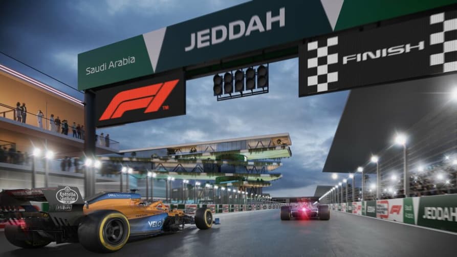 A Fórmula 1 vai correr na Arábia Saudita em 5 de dezembro, e evento já gera polêmica (Foto: Divulgação/F1)