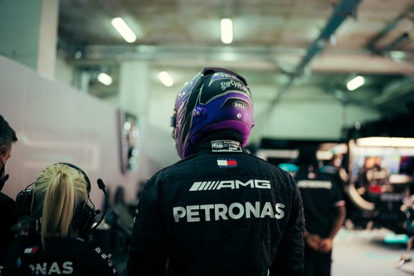 Lewis Hamilton também ressaltou a melhora da Mercedes neste fim de semana em Ímola (Foto: Mercedes)