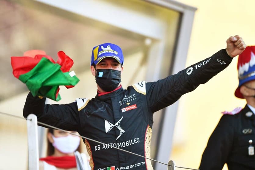 António Félix da Costa venceu pela primeira vez na temporada 2021 (Foto: Fórmula E)
