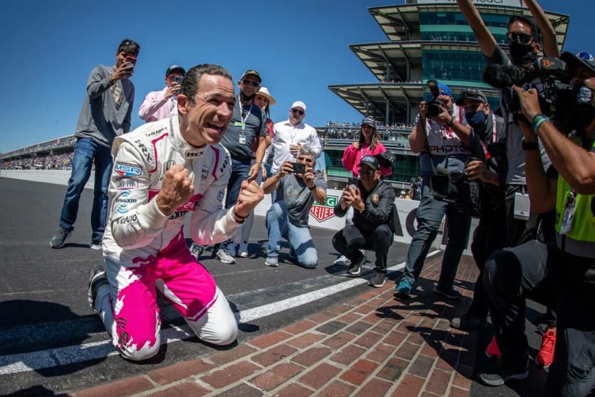 Helio Castroneves venceu as 500 Milhas de Indianápolis de 2021 (Foto: IndyCar)