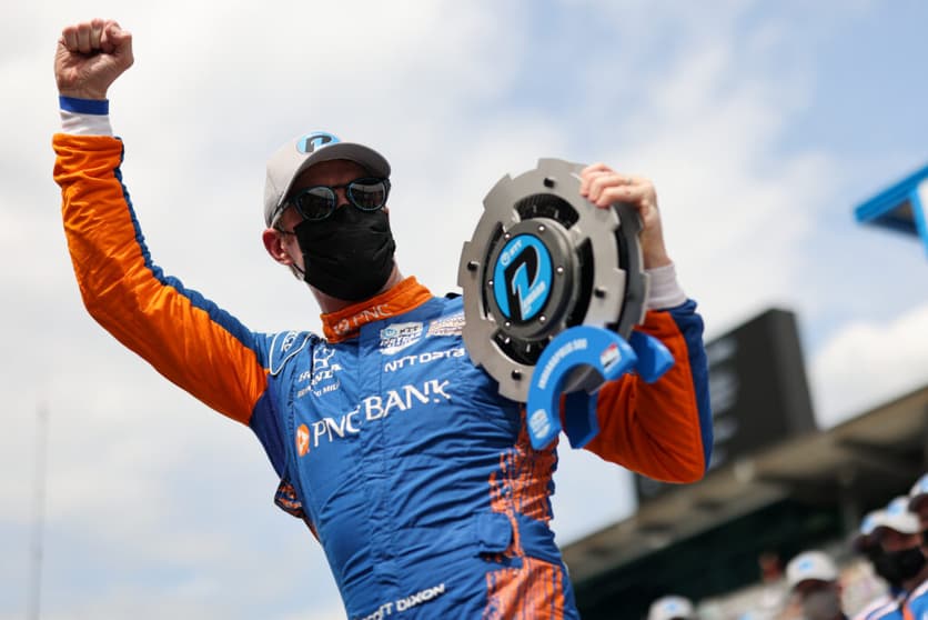 Scott Dixon faturou a pole em Indianápolis em 2021 (Foto: Indycar)