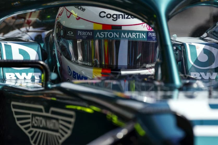 Sebastian Vettel larga em 13ª na Catalunha (Foto: Aston Martin)