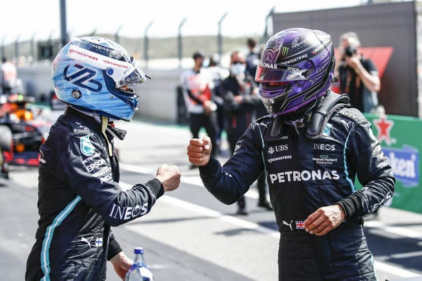 Valtteri Bottas destacou importância de trabalhar com Lewis Hamilton para garantir os dois títulos de 2021 (Foto: Mercedes)