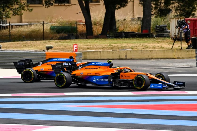 A McLaren conseguiu um grande resultado coletivo no GP da França (Foto: McLaren)