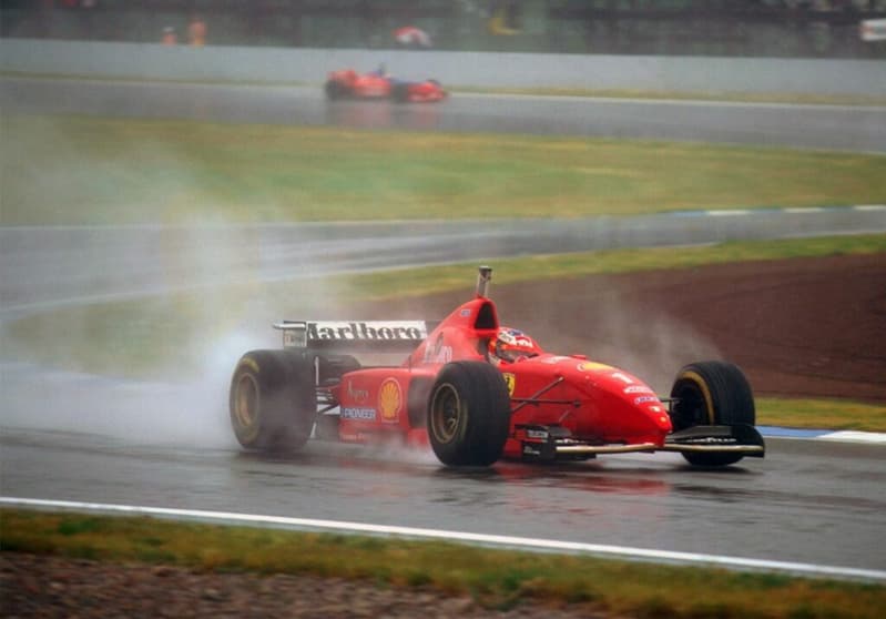 Michael Schumacher venceu o GP da Espanha de 1996 (Foto: Pinterest)