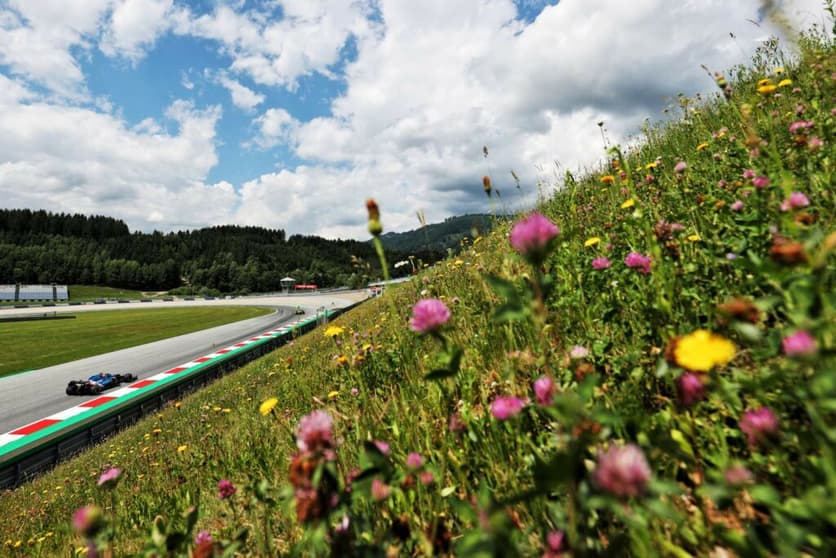 A F1 corre uma vez mais na Áustria (Foto: Alpine)