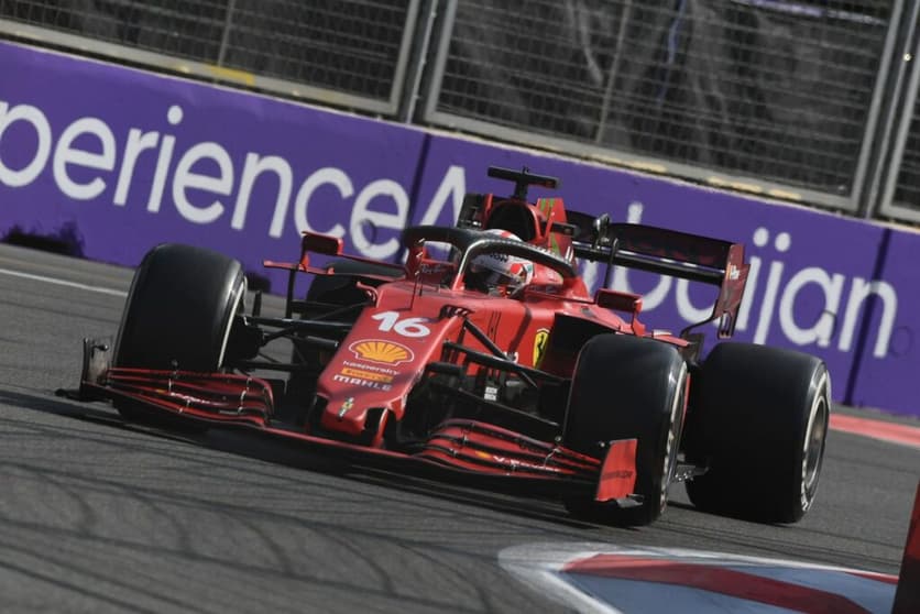  Charles Leclerc terminou o GP do Azerbaijão na quarta posição (Foto: Ferrari)