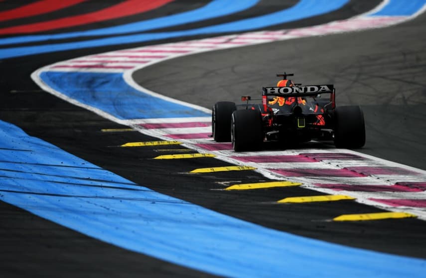 Limites de pista novamente foram discutidos na F1, agora no GP da França (Foto: Red Bull Pool Content/Getty Images)