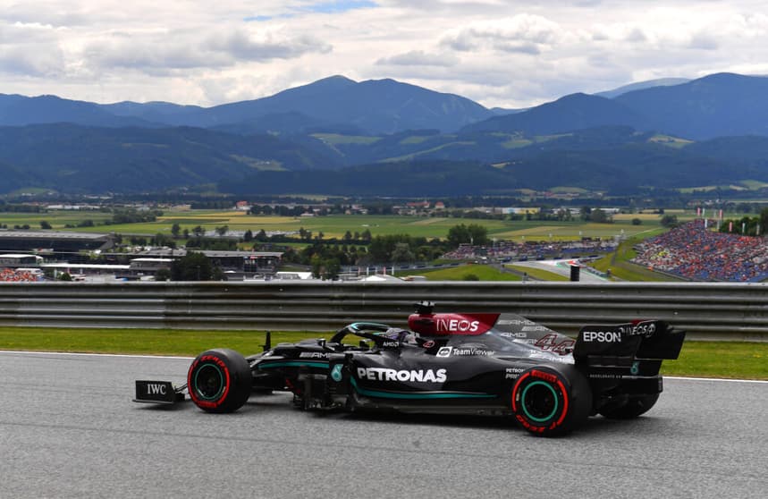 Lewis Hamilton desbancou Max Verstappen no TL2 desta sexta-feira na Áustria (Foto: LAT Images/Mercedes)