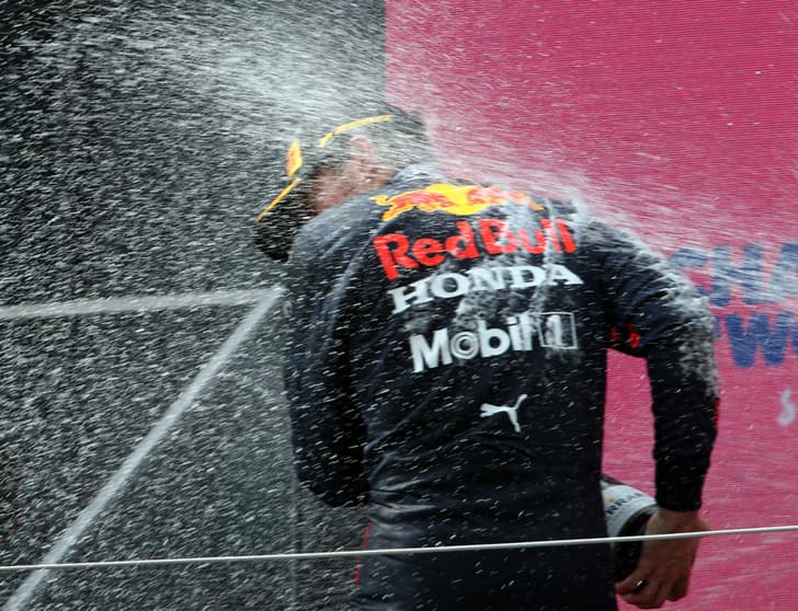 Com Max Verstappen, a Honda venceu pela quinta vez seguida na temporada 2021 da F1 (Foto: Beto Issa)