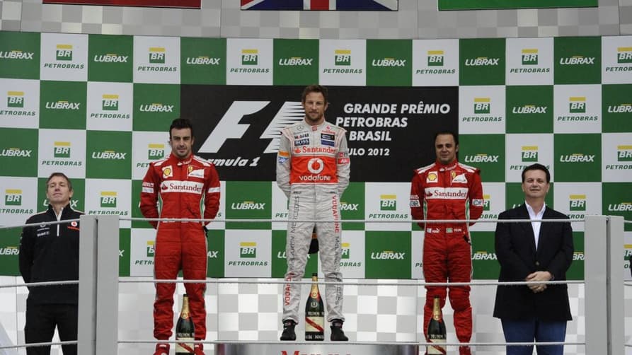Fernando Alonso relembrou o "choro de bebê" de Felipe Massa após o GP do Brasil de 2012 (Foto: Reprodução)