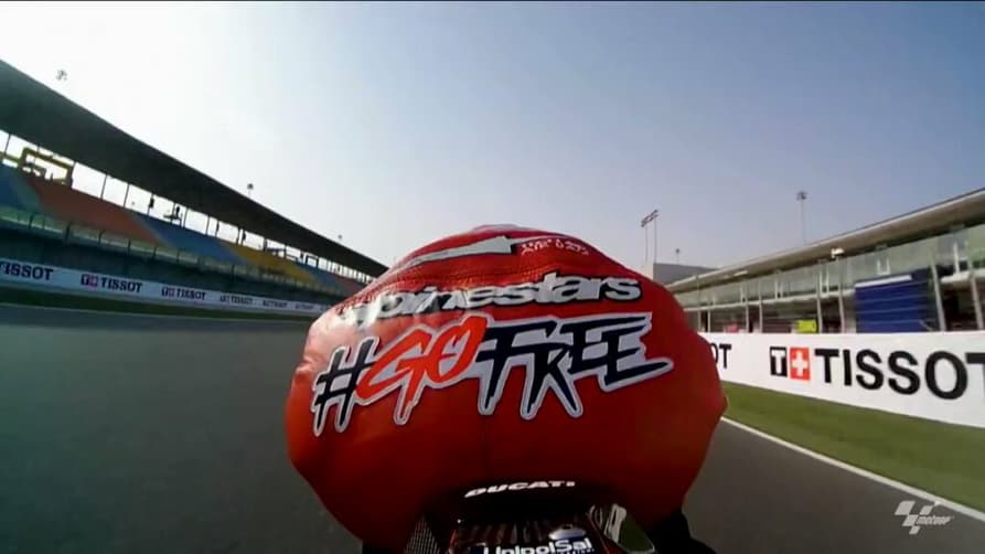 F1 publicou vídeo de volta rápida com Pecco Bagnaia (Foto: Reprodução/MotoGP)