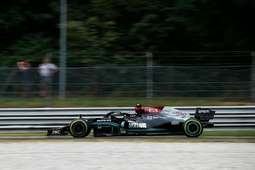 Valtteri Bottas derrotou Lewis Hamilton na classificação em Monza (Foto: Mercedes)