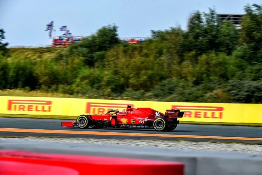 Charles Leclerc está feliz e otimista com o potencial da Ferrari na Holanda (Foto: Scuderia Ferrari)