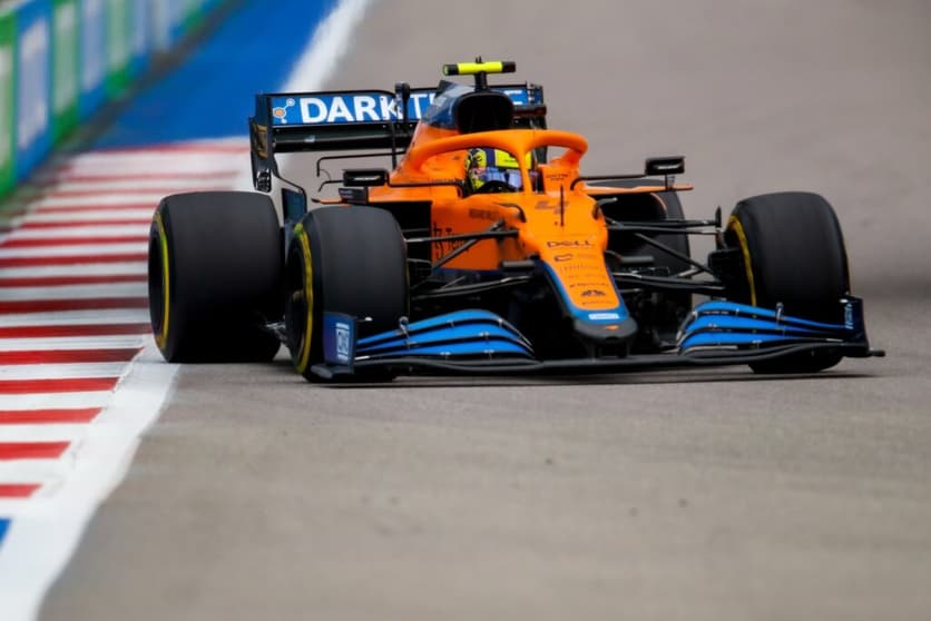 Norris fez boa temporada em 2021 e quase venceu pela primeira vez na F1 no GP da Rússia (Foto: McLaren)