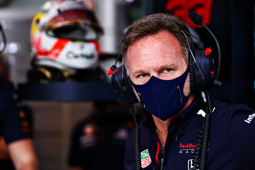 Christian Horner criticou o teto de gastos da F1 mais uma vez (Foto: Mark Thompson/Getty Images/Red Bull Content Pool)