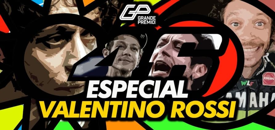 Tudo sobre a carreira e os feitos de Valentino Rossi (Arte: Rodrigo Berton/Grande Prêmio)