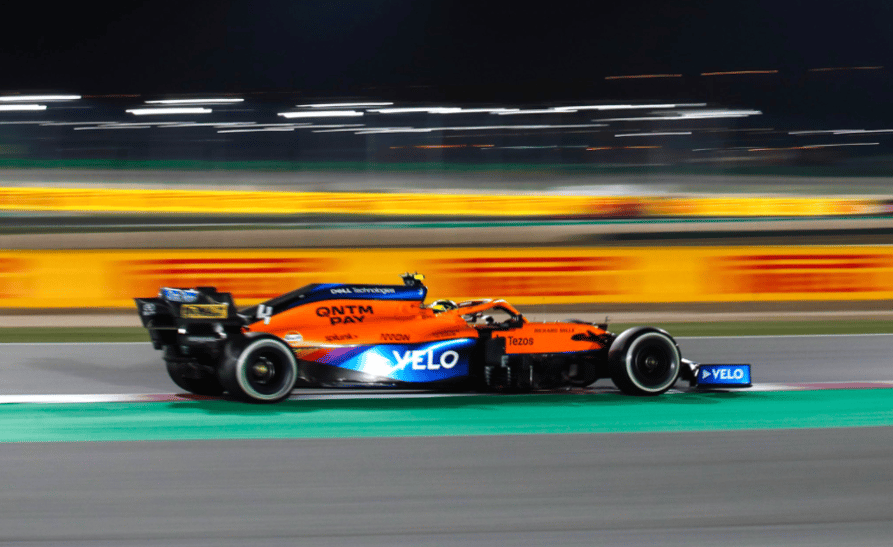 Lando Norris foi o piloto da McLaren mais bem colocado no Catar: 9º lugar para o britânico (Foto: McLaren)