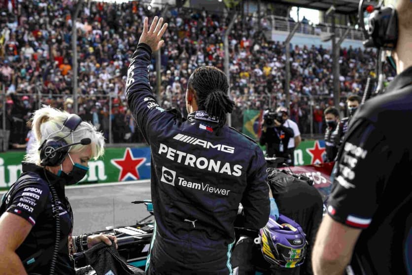 Lewis Hamilton ficou em primeiro na lista de velocidades máximas da corrida sprint de Interlagos (Foto: Mercedes)