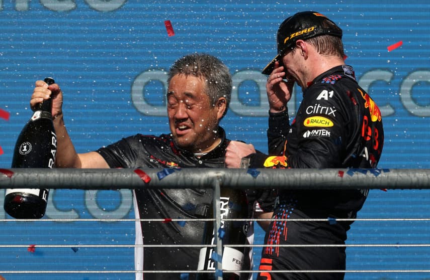 Liderada por Masashi Yamamoto, a Honda se despediu por cima na F1 (Foto: Chris Graythen/Getty Images/Red Bull Content Pool)