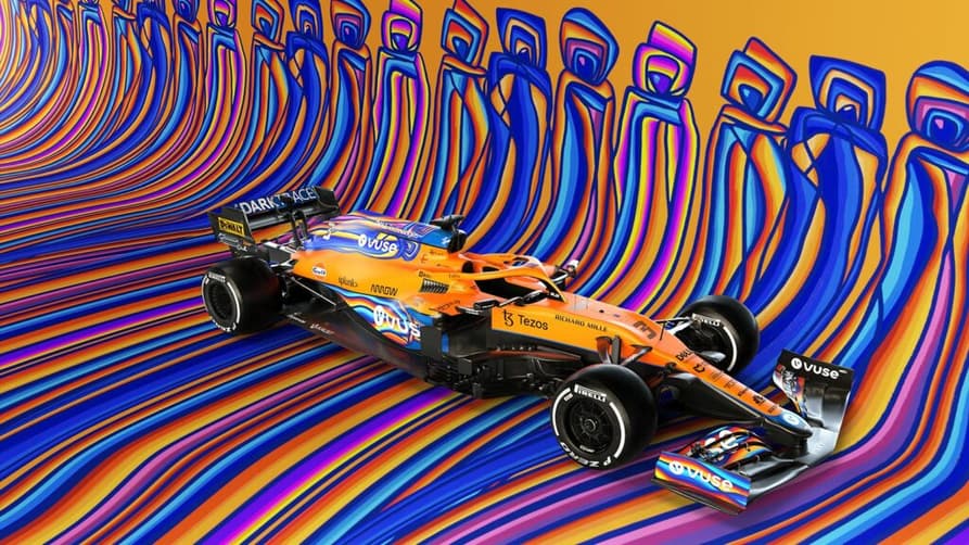 Pintura especial da McLaren para o GP de Abu Dhabi (Foto: McLaren)