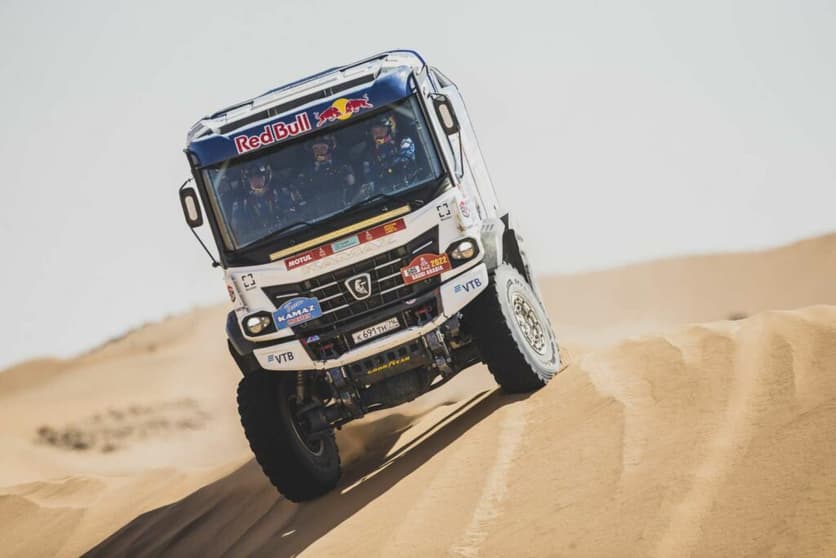 Eduard Nikolaev em ação na 11ª etapa do Dakar 2022 (Foto: Red Bull Content Pool)