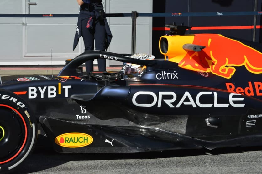A Red Bull finalmente mostrou o novo carro em público (Foto: Eric Calduch/GRANDE PRÊMIO)