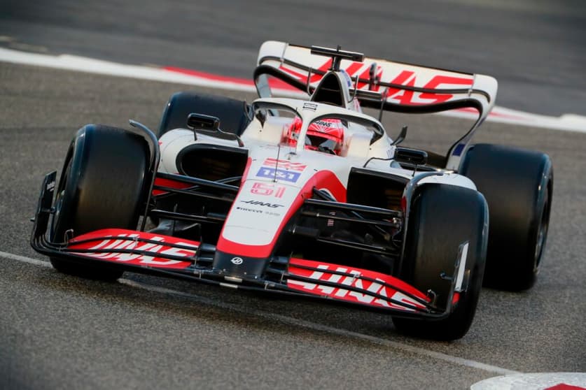 Pietro Fittipaldi guiou a Haas no Bahrein na tarde do primeiro dia de testes (Foto: Haas)