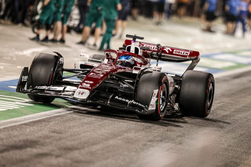Valtteri Bottas sai da terceira fila no Bahrein (Foto: Alfa Romeo)