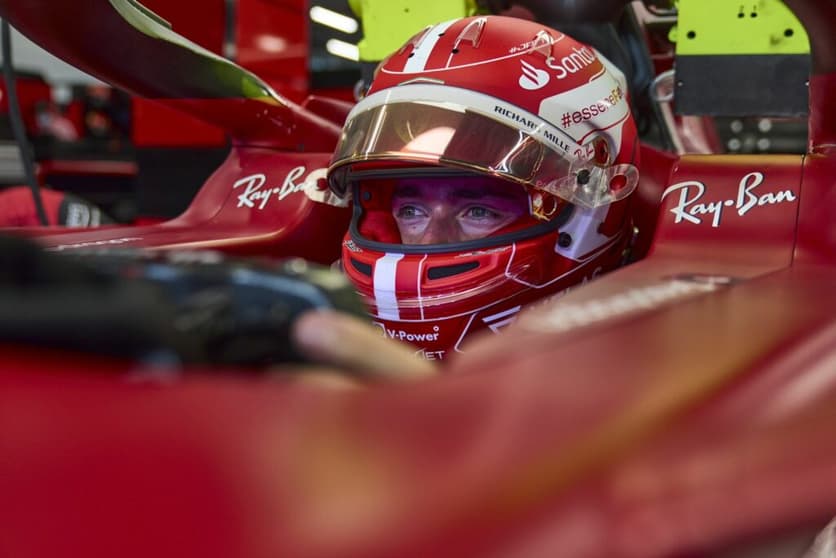 Charles Leclerc foi o mais rápido no encerramento do primeiro dia na Austrália (Foto: Ferrari)