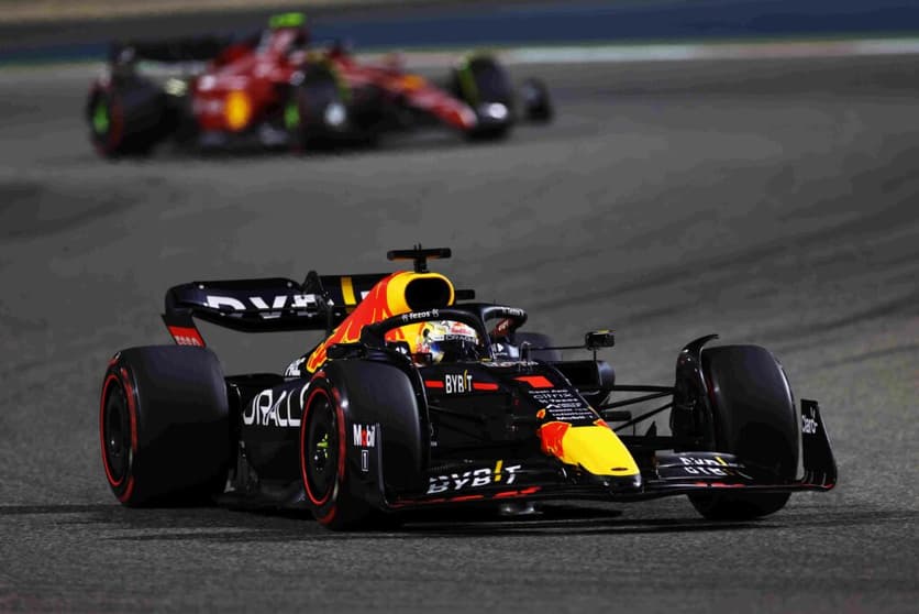 Max Verstappen abandonou o GP do Bahrein quando estava perto do segundo lugar (Foto: Red Bull Content Pool)