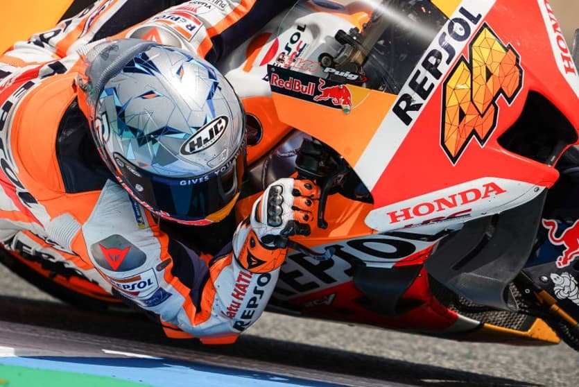 Pol Espargaró contou que Takaaki Nakagami ficou com a moto de Marc Márquez (Foto: Honda)