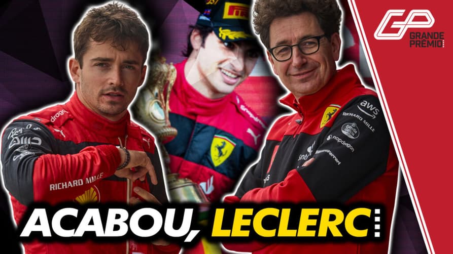 Acabou para Leclerc na Fórmula 1 2022? (Arte: Rodrigo Berton)