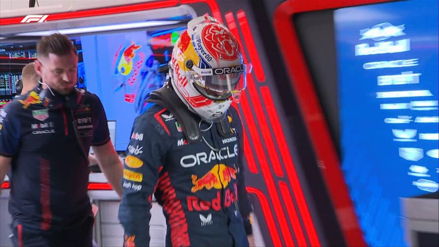 Verstappen abandonou a classificação em Jedá (Foto: Reprodução/F1 TV)