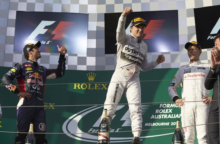 Nico Rosberg venceu o GP da Austrália de 2014 (Foto: Reprodução)