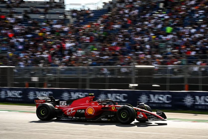 Carlos Sainz ficou apenas em 11º no TL2 do México: Ferrari espera ter respostas melhores amanhã (Foto: Ferrari)