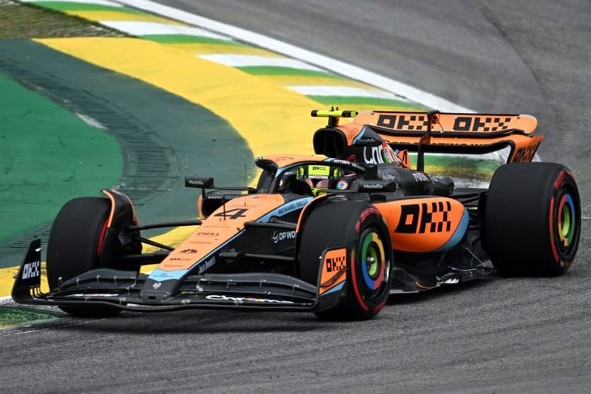 Lando Norris é o pole da sprint em Interlagos (Foto: Pirelli)