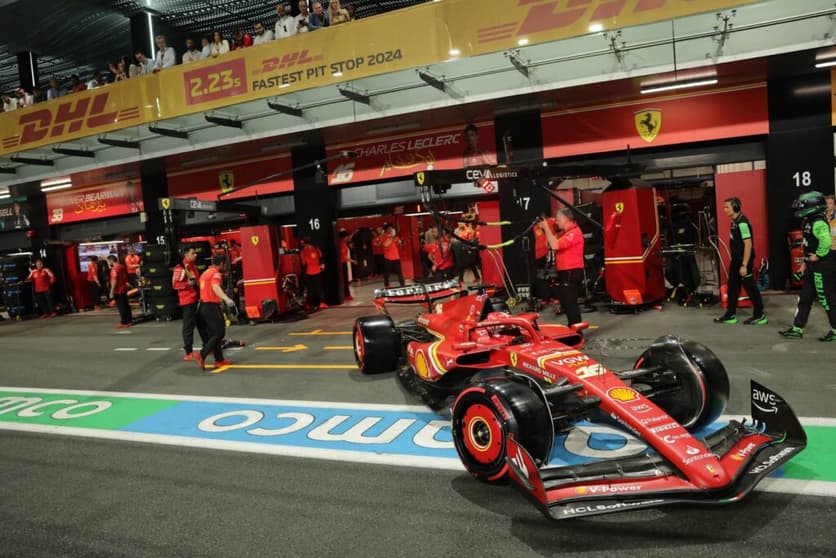 A Ferrari se tornou a segunda força do grid da F1 2024 (Foto: AFP)