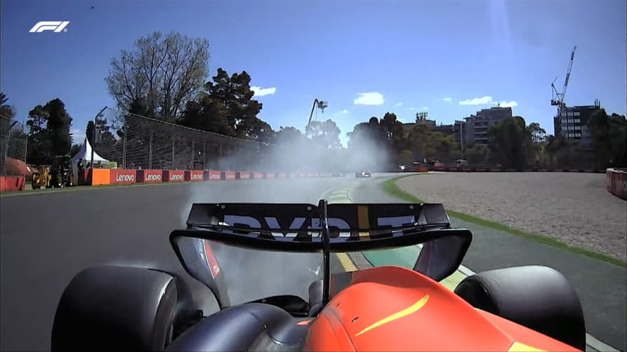 Max Verstappen teve problema nos freios na Ausrtália (Foto: Reprodução/F1)