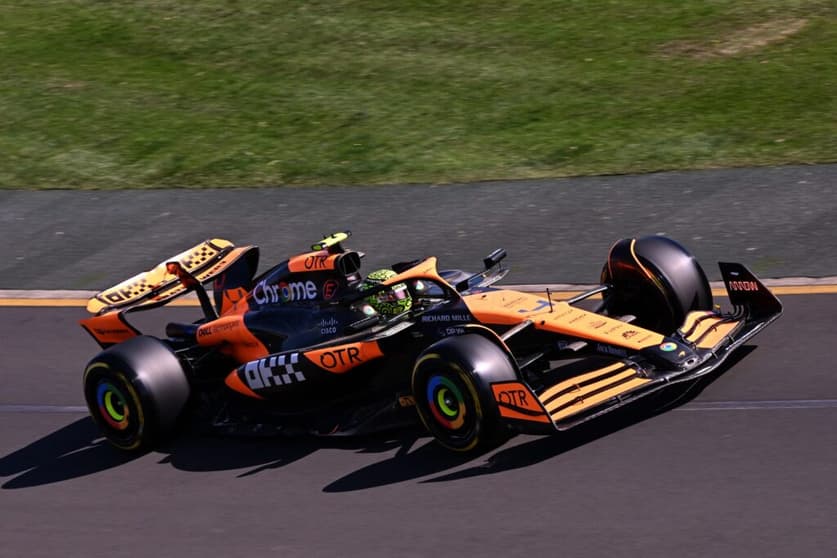 Lando Norris destacou a competição dura que tem com Piastri na McLaren (Foto: AFP) 