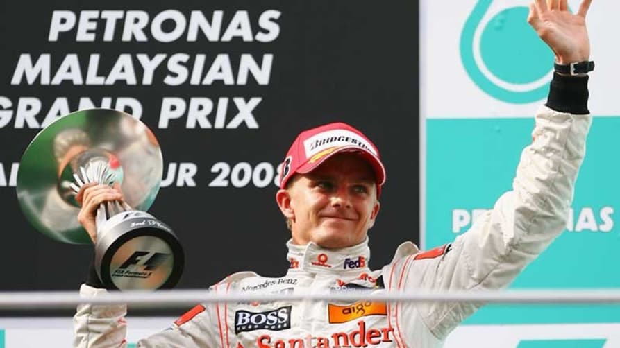 Heikki Kovalainen em sua passagem pela McLaren em 2008 (Foto: Sky Sports)