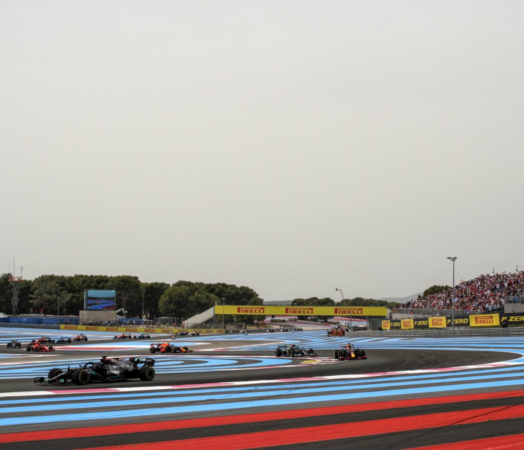 Hamilton, Verstappen, largada, GP da França 2021,