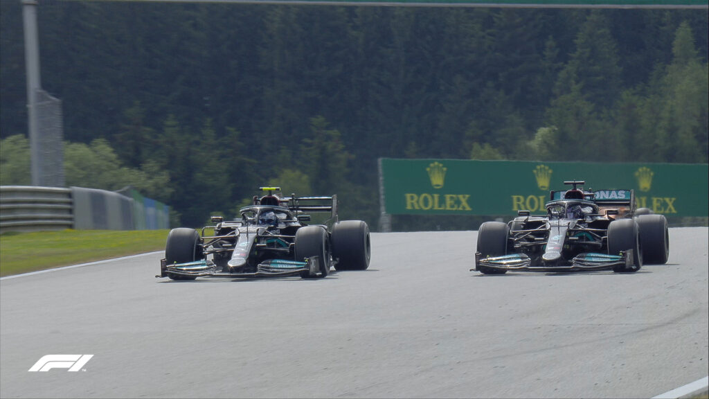 VALTTERI BOTTAS;  Lewis Hamilton;  GP de Austria