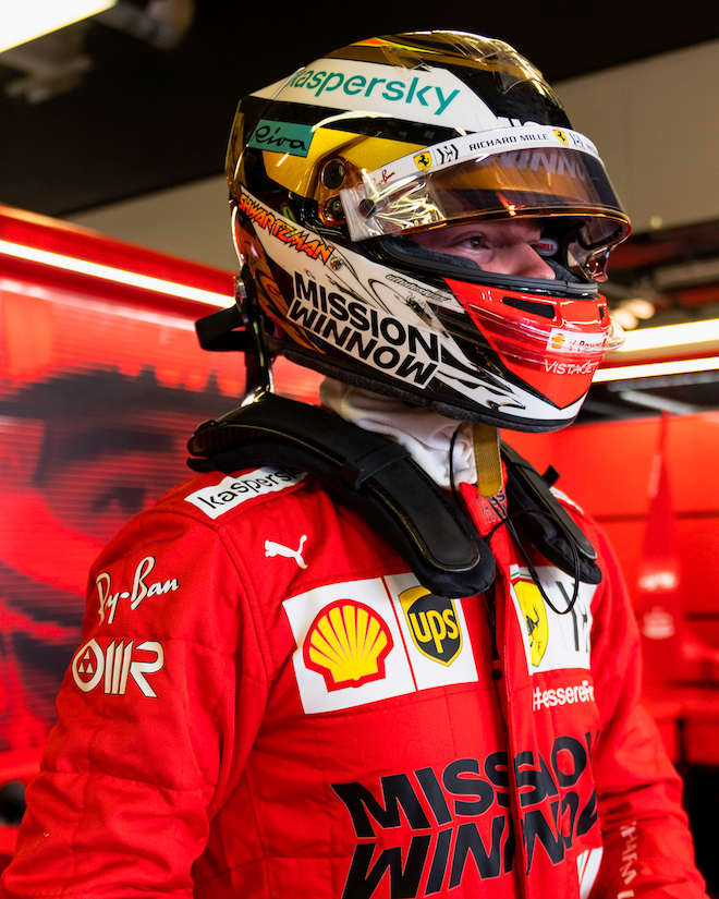 Robert Shwartzman, Ferrari, testes Abu Dhabi 2021,