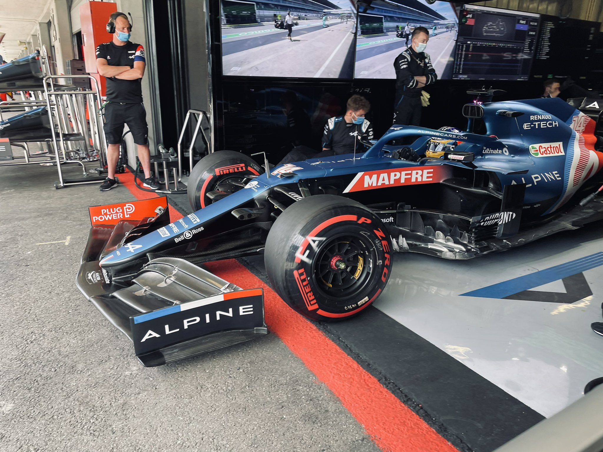 Fernando Alonso, Alpine, GP de Portugal 2021,