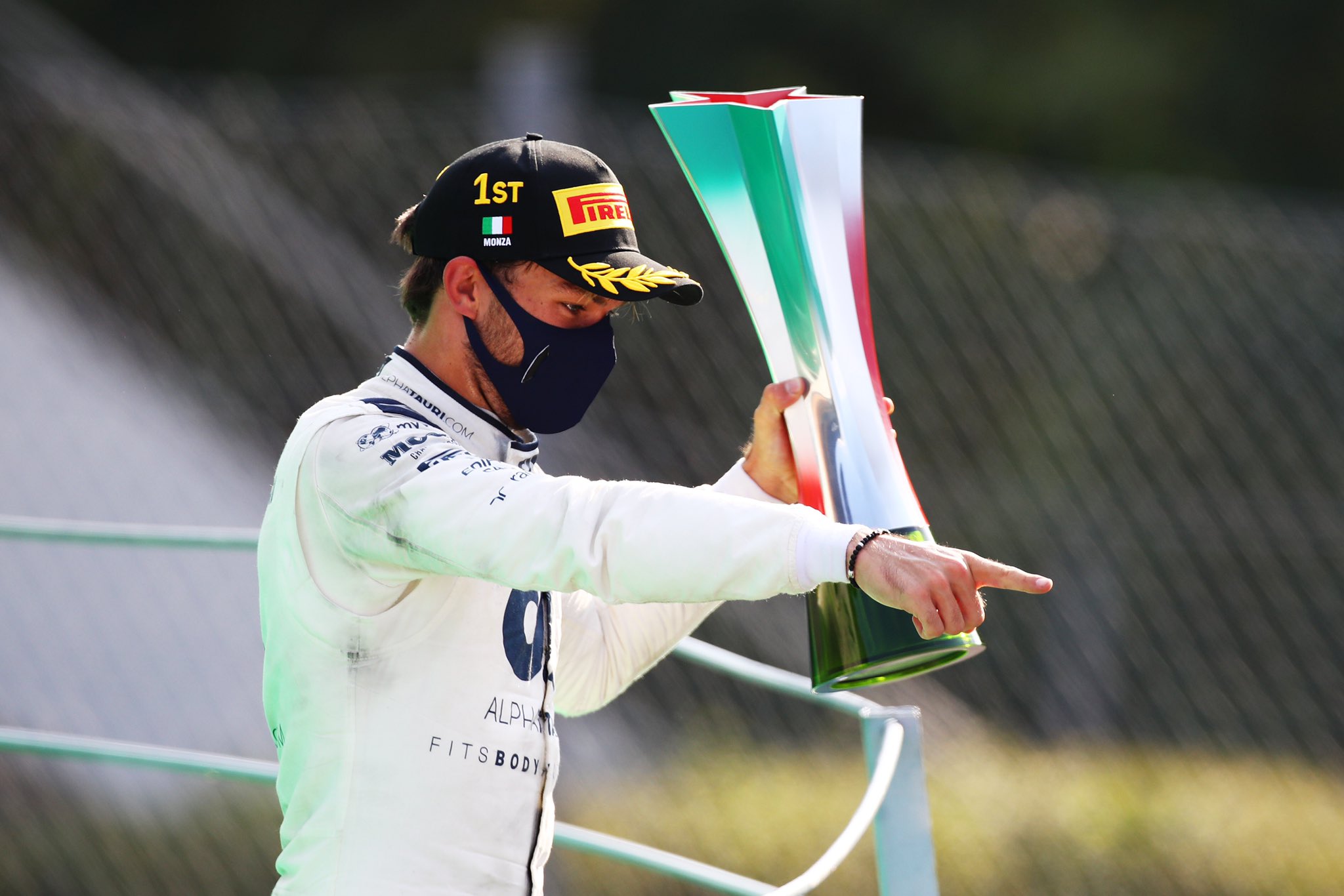 Pierre Gasly, GP da Itália 2020, primeira vitória